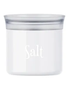 Barattolo Ovale Salvafreschezza Sale Bianco
