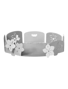 Porta Piatti Con Design Floreale Fior Di Loto Bianco Marmo