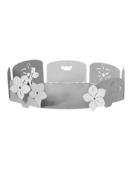 Porta Piatti Con Design Floreale Fior Di Loto Bianco Marmo