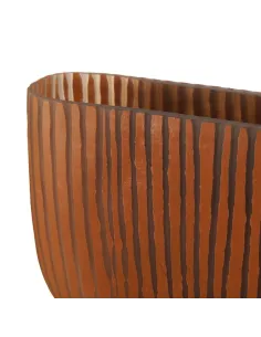 Vaso Basso in Vetro Color Ruggine - L'oca Nera 2