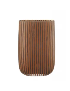 Vaso Alto in Vetro Color Ruggine - L'oca Nera