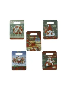 Tagliere Christmas Porcellana Decori Assortiti - 1 Pz