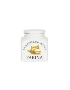 Conserva Barattolo Porcellana Deco 1,1L Farina