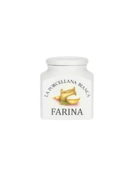 Conserva Barattolo Porcellana Deco 1,1L Farina