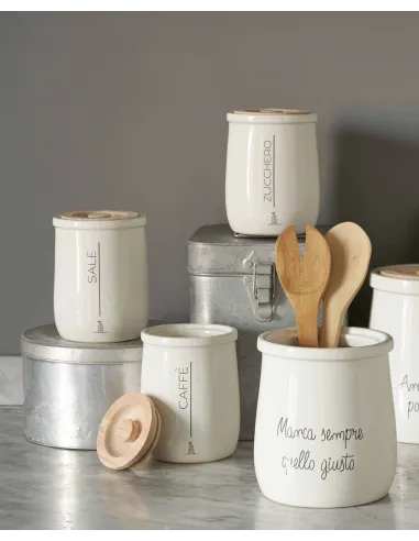 Barattolo Sale In Porcellana Gli Onesti