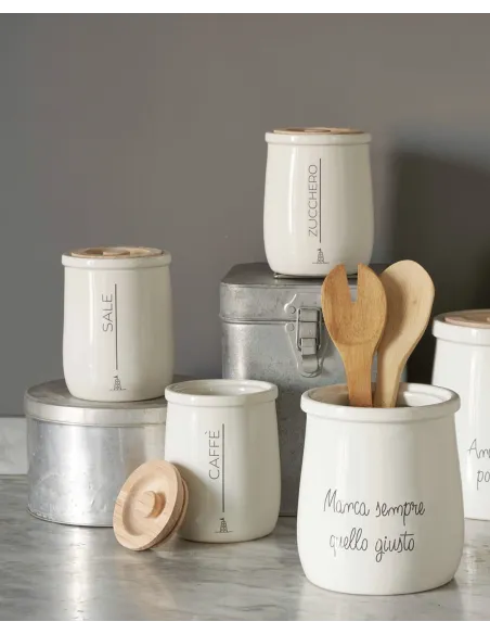 Barattolo Sale In Porcellana Gli Onesti