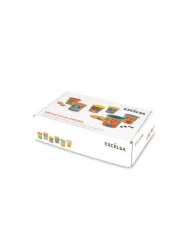 Set 6 Bicchierini Caffè in Porcellana 90ml Mexican Flowers Excélsa