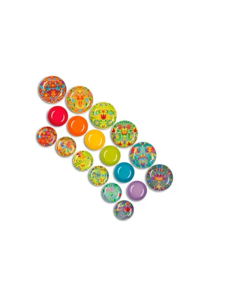 Servizio Piatti 18 Pz Mexican Flowers Excélsa