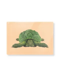 Tagliere in Vetro 30x20 cm Decoro Cavolfiore