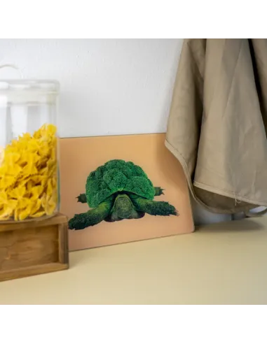 Tagliere in Vetro 30x20 cm Decoro Cavolfiore