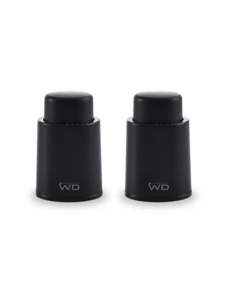 Set 2 Tappi Ermetici con Sistema Sottovuoto per Bottiglie di Vino - WD Lifestyle