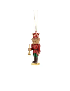 Teddy Bear Orchestra con Tromba Decorazione per Albero Pendenti - L'oca Nera