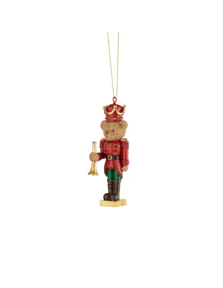 Teddy Bear Orchestra con Tromba Decorazione per Albero Pendenti - L'oca Nera