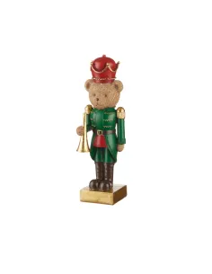 Teddy Bear Orchestra con Tromba Decorazione H24,5 - L'oca Nera