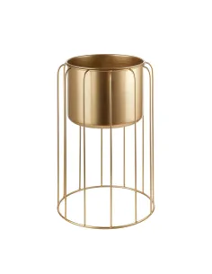 Cache-Pot Grande Giardino Dorato 35x56h - L'oca Nera