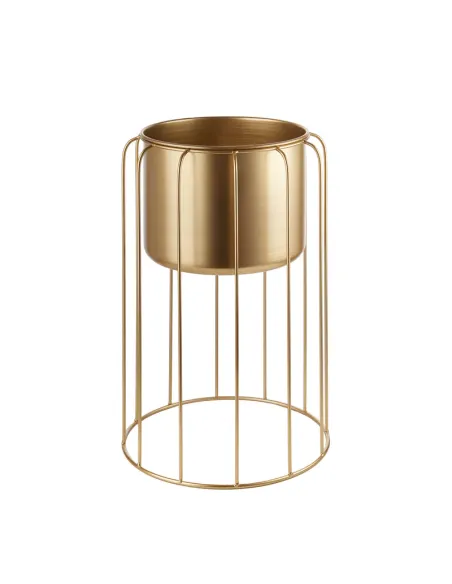 Cache-Pot Grande Giardino Dorato 35x56h - L'oca Nera