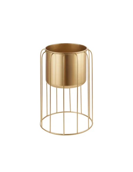 Cache-Pot Medio Giardino Dorato 31x46h - L'oca Nera