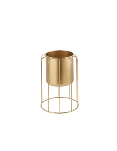 Cache-Pot Piccolo Giardino Dorato 26x36h - L'oca Nera