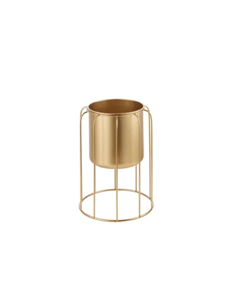 Cache-Pot Piccolo Giardino Dorato 26x36h - L'oca Nera