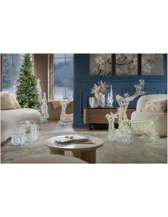 Sogno D'inverno Renna Media Seduta con 600 Led  - L'oca Nera 2