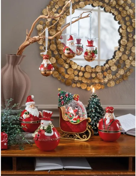 Jingle Red Decorazione da Appoggio Pupazzo di Neve - L'oca Nera