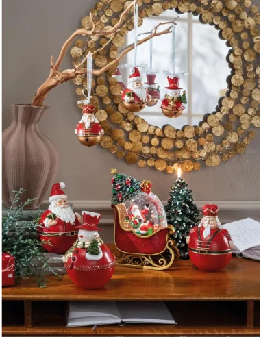 Jingle Red Decorazione da Appendere Pupazzo di Neve - L'oca Nera