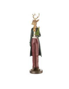 Royal Wood Renna Grande con Albero in Resina - L'oca Nera