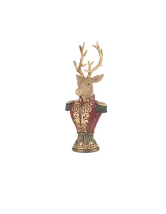 Royal Wood Renna Busto in Resina - L'oca Nera