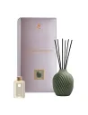 Diffusore Vaso Verde Salvia con Bastoncino e Ricarica 50ml Latte e Ambra
