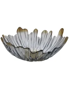 Centro Tavola Sfumato 31 cm Vetro Multicolor Smokey