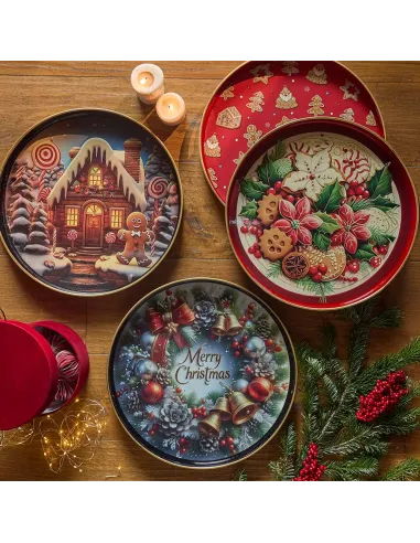 Vassoio Biscotti 38 cm Party Time Polipropilene