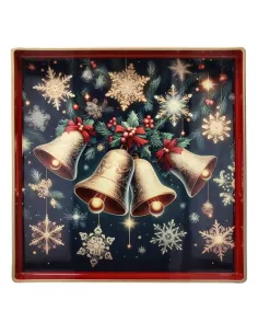 Vassoio Campane 35 x 35 cm Party Time Polipropilene