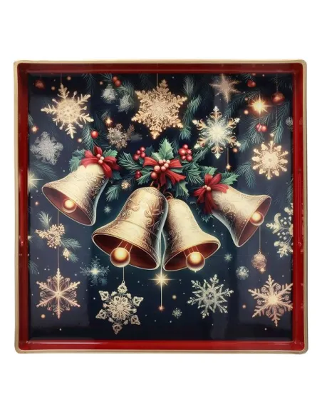 Vassoio Campane 35 x 35 cm Party Time Polipropilene