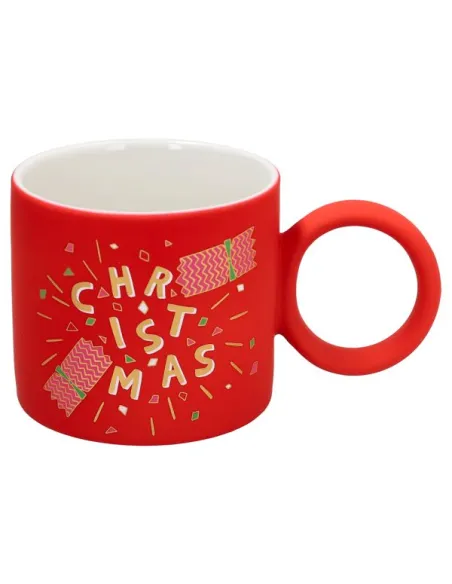 Mug Christmas 350 cc Hip New Bone China Rosso