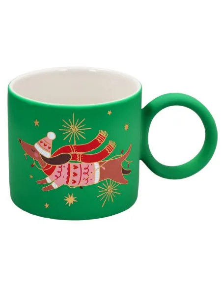 Mug Bassotto 350 cc Hip New Bone China Verde