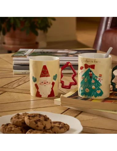 Mug Albero di Natale 380 cc Dolomiti New Bone China