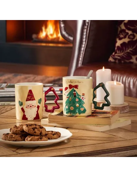 Mug Albero di Natale 380 cc Dolomiti New Bone China