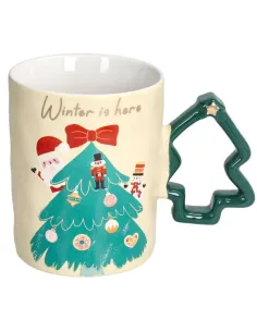 Mug Albero di Natale 380 cc Dolomiti New Bone China