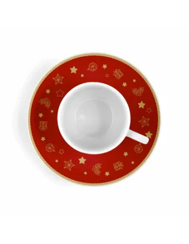 Balocchi - Set 6 Tazzine Natalizie in Porcellana Soggetti Assortiti