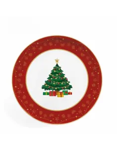 Balocchi - Piatto da Portata / Sottopiatto Albero di Natale in Porcellana