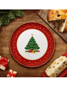 Balocchi - Piatto da Portata / Sottopiatto Albero di Natale in Porcellana 2