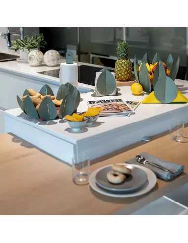 Portatovaglioli Orizzontale Ficus Nero