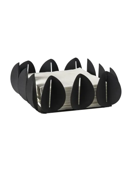 Portatovaglioli Orizzontale Ficus Nero