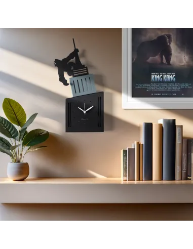 Orologio da Parete King Kong Nero e Petrolio