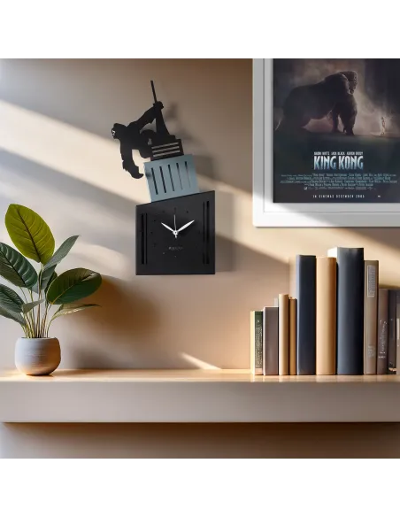 Orologio da Parete King Kong Nero e Petrolio
