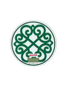 Bilancia da Cucina Digitale Tonda in Vetro Verde Harmonia