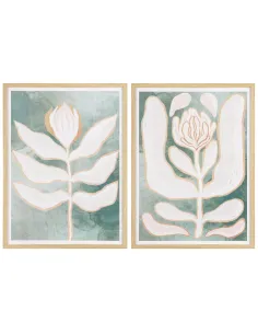 Quadro su Canvas Rettangolare Fiori 42x60 cm