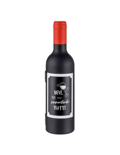 Set da Vino Bottiglia Bevi Non Puoi Sopportarli Tutti