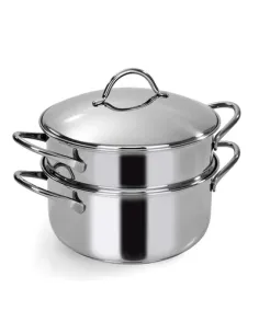 Set Vapore con Fondo Termodiffusore 24 cm