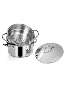 Set Vapore con Fondo Termodiffusore 24 cm 2